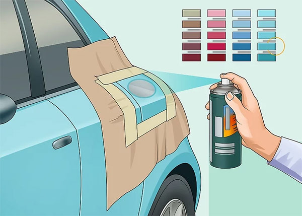 Sử dụng sơn chính phải đúng với mã sơn mà NSX xe đã sử dụng